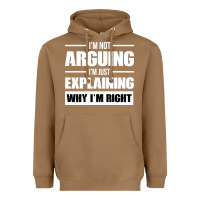Toasted Coconut I'M NOT ARGUING I'M JUST EXPLAINING WHY I'M RIGHT FUNNY Heavyweight Hoodie - artisFamous