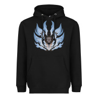 Black chaotic xeno'jiiva Heavyweight Hoodie - artisFamous