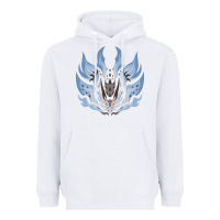 White chaotic xeno'jiiva Heavyweight Hoodie - artisFamous