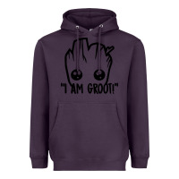 Plum baby groot Heavyweight Hoodie - artisFamous