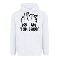 White baby groot Heavyweight Hoodie - artisFamous