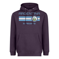 Plum soccer argentina jersey argentinian football la albiceleste Heavyweight Hoodie - artisFamous