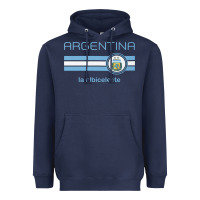 Navy soccer argentina jersey argentinian football la albiceleste Heavyweight Hoodie - artisFamous