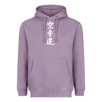 Lavender kanji karate Heavyweight Hoodie - artisFamous