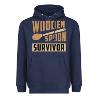 Navy wooden spoon survivor Heavyweight Hoodie - artisFamous