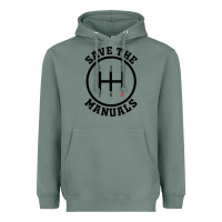 Sage save the manuals (black) Heavyweight Hoodie - artisFamous