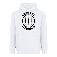 White save the manuals (black) Heavyweight Hoodie - artisFamous