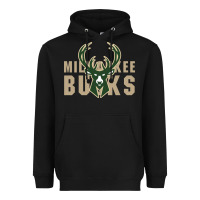 Black Milkwaukee Bucks Heavyweight Hoodie - artisFamous