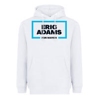 White Eric Adams for mayor Heavyweight Hoodie - artisFamous