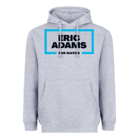 Heather Grey Eric Adams for mayor Heavyweight Hoodie - artisFamous