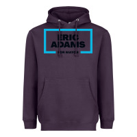 Plum Eric Adams for mayor Heavyweight Hoodie - artisFamous