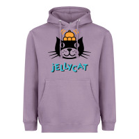 Lavender jelly cat Heavyweight Hoodie - artisFamous