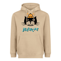 Mushroom jelly cat Heavyweight Hoodie - artisFamous