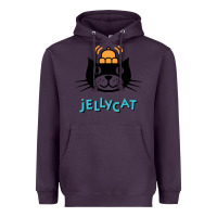 Plum jelly cat Heavyweight Hoodie - artisFamous