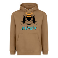 Toasted Coconut jelly cat Heavyweight Hoodie - artisFamous