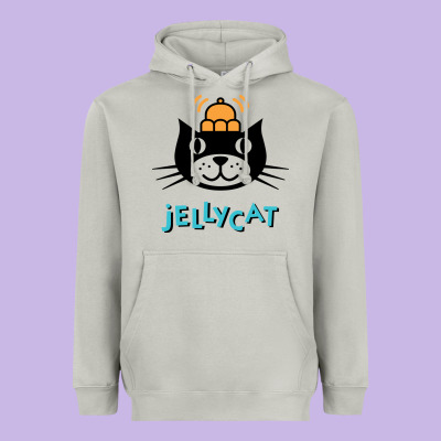 Jelly Cat Heavyweight Hoodie Designed By Artisfamous
