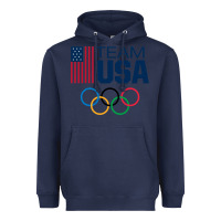 Navy usa team Heavyweight Hoodie - artisFamous