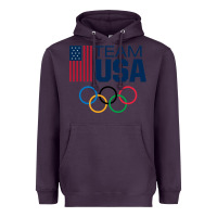 Plum usa team Heavyweight Hoodie - artisFamous