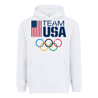 White usa team Heavyweight Hoodie - artisFamous
