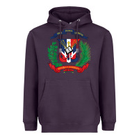 Dominican Republic Flag National Emblem Republica Dominicana T Shirt Heavyweight Hoodie | Teevron