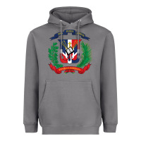Storm dominican republic flag national emblem republica dominicana t shirt Heavyweight Hoodie - artisFamous