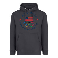 Smoke Olympic Rings Heavyweight Hoodie - artisFamous