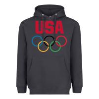 Smoke Olympic Rings Heavyweight Hoodie - artisFamous