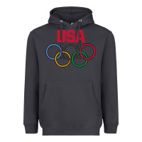 Smoke Olympic Rings Heavyweight Hoodie - artisFamous