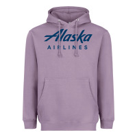 Lavender Alaska Airlines Heavyweight Hoodie - artisFamous