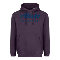 Plum Alaska Airlines Heavyweight Hoodie - artisFamous