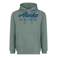 Sage Alaska Airlines Heavyweight Hoodie - artisFamous