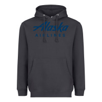 Smoke Alaska Airlines Heavyweight Hoodie - artisFamous