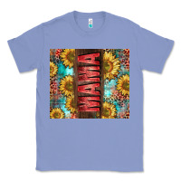 Colony Blue Mama Sunflower Classic Tee - CowGirlArtShop