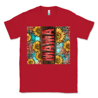 Red Mama Sunflower Classic Tee - CowGirlArtShop