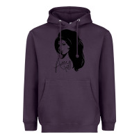 Plum Amy Winehouse Heavyweight Hoodie - artisFamous