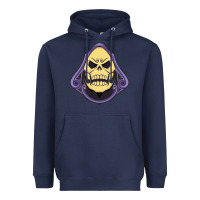 Navy Vintage Skeletor Heavyweight Hoodie - artisFamous