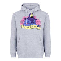 Heather Grey Vintage Skeletor ı am not nice Heavyweight Hoodie - artisFamous