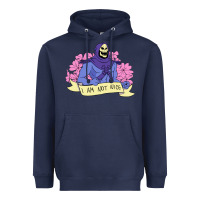 Navy Vintage Skeletor ı am not nice Heavyweight Hoodie - artisFamous
