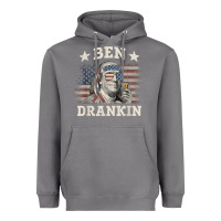 Storm Ben Drankin 4th of July Patriotic Funny T-Shirt Heavyweight Hoodie - artisFamous