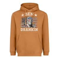 Meerkat Ben Drankin 4th of July Patriotic Funny T-Shirt Heavyweight Hoodie - artisFamous