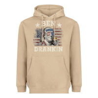 Mushroom Ben Drankin 4th of July Patriotic Funny T-Shirt Heavyweight Hoodie - artisFamous
