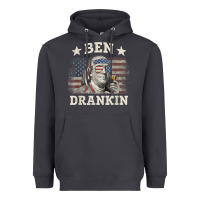 Ben Drankin 4th Of July Patriotic Funny T-shirt Heavyweight Hoodie | Teevron