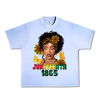 Grape Ice juneteenth 1865 black woman Urban Heavy Tee - FaDigitalArtStudio