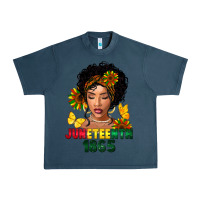 Midnight Navy juneteenth 1865 black woman Urban Heavy Tee - FaDigitalArtStudio
