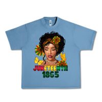 Pebble Blue juneteenth 1865 black woman Urban Heavy Tee - FaDigitalArtStudio