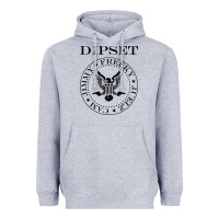 Heather Grey dipset diplomats Heavyweight Hoodie - artisFamous