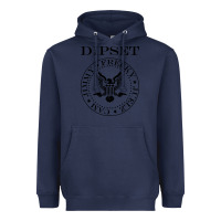 Navy dipset diplomats Heavyweight Hoodie - artisFamous