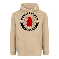 Mushroom donate blood save lives blood donor Heavyweight Hoodie - artisFamous
