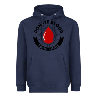 Navy donate blood save lives blood donor Heavyweight Hoodie - artisFamous