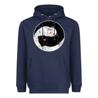 Navy ferret harmony Heavyweight Hoodie - artisFamous